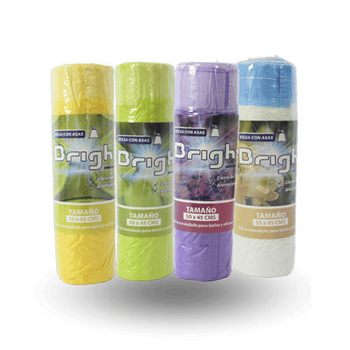 Bolsas de basura con asas y fragancias, 20 unidades