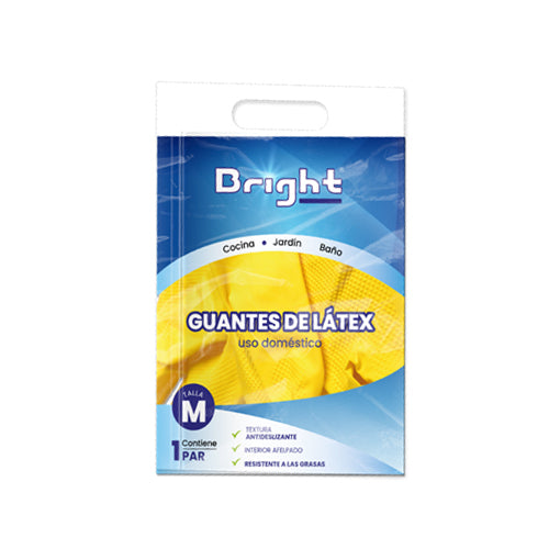 Guantes de Látex Uso Doméstico – Talla M