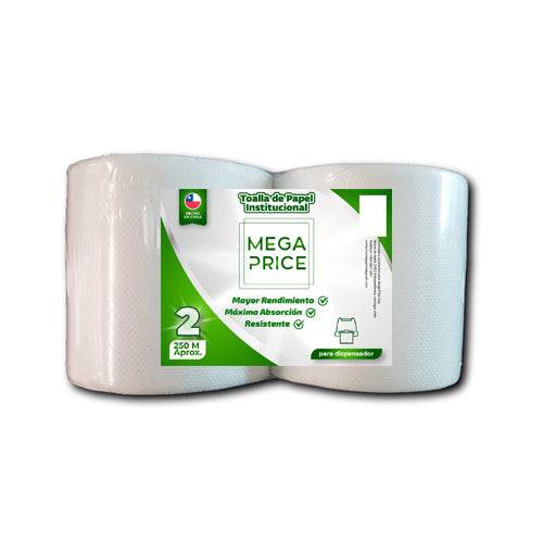Toalla de Papel Institucional 250 mts aprox