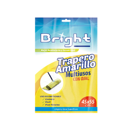 Trapero amarillo multiuso con ojal